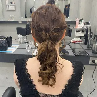 ロング カラー ヘアアレンジ Endearing 🌟銀座のヘアスタイル