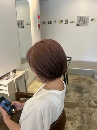 ショート HASIMOTO jijibyMOPSのヘアスタイル