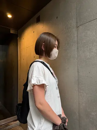 ショート ボブパーマ🥣KON コンナツミのヘアスタイル