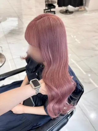 ロング カラー 盛れる顔周り🤍渋谷 Risa🎀のヘアスタイル