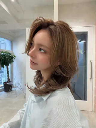ミディアム sera 🎀ボブカットのヘアスタイル