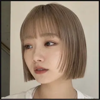 ショート 透明感ダブルカラー/ 似合わせボブ👑涼介のヘアスタイル