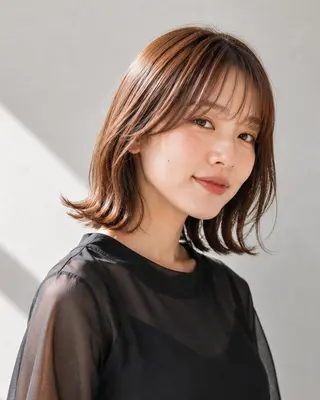 ミディアム メンズパーマカット モデル☆今川茉綾のヘアスタイル