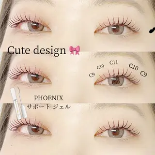 マツエク・マツパ eye &skin moanaのマツエク・マツパデザイン