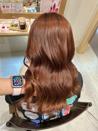 セミロング 加藤 乃彩のヘアスタイル