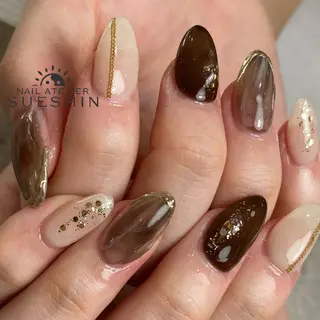 ロング S ueshinのネイルデザイン