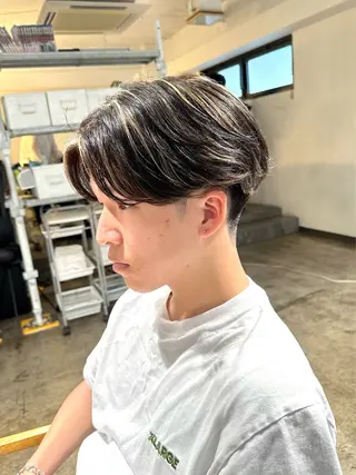 カラー パーマ メンズ 骨格補正施術/メンズ 専門美容師/YUYAのヘアスタイル