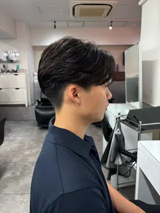 パーマ メンズ メンズ特化✨️ 韓国風パーマ🔥一八のヘアスタイル