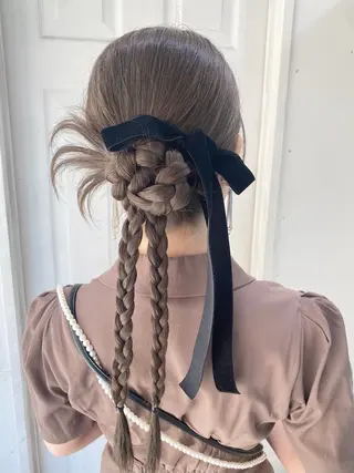 ヘアアレンジ uros.中目黒 moekaのヘアスタイル