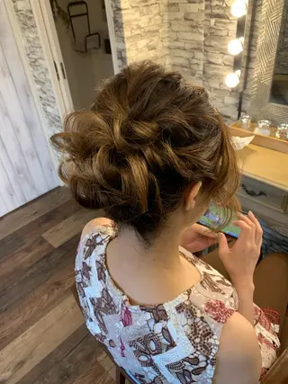 ヘアアレンジ hair make Lucciのヘアスタイル