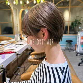 ショート 縮毛矯正/レイヤー taiga🧡のヘアスタイル