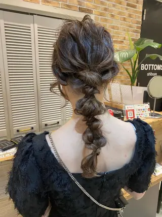ロング ヘアアレンジ フレンチボブパーマ Yuukiのヘアスタイル