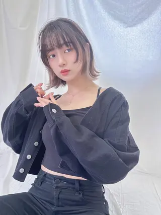カラー ショート ANGELICA 難波店のヘアスタイル