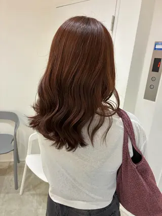 セミロング カラー レイヤー/ヘアセット 💐nao.のヘアスタイル