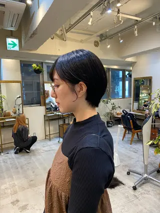 ショート やました もえかのヘアスタイル