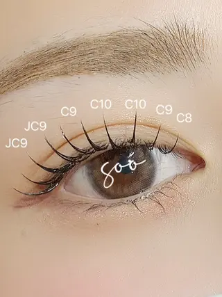 マツエク・マツパ soo lash room Kanaeのマツエク・マツパデザイン