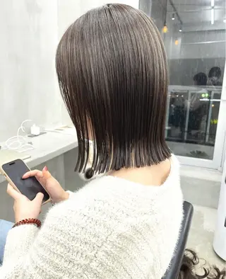 ミディアム 👑ボブはお任せ ミヤノ👑のヘアスタイル
