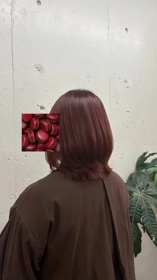 ミディアム カラー "MIoKI"_ YUCCA eluaのヘアスタイル