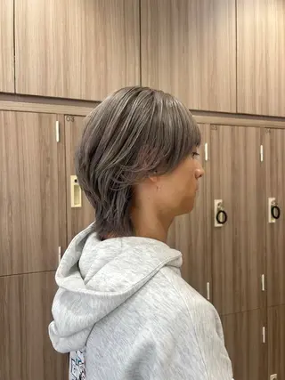 ミディアム メンズ 髪質改善 × 高発色 color/Runoのヘアスタイル