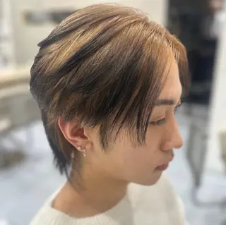 ショート ブリーチカラー特化 美容師/𝕐𝕌𝕀のヘアスタイル