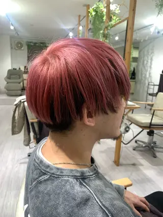 カラー メンズ ツヤカラー🤍 ARISAのヘアスタイル