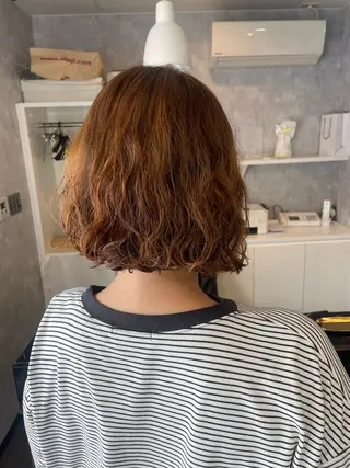 ミディアム カラー  ︎︎ 寧音のヘアスタイル