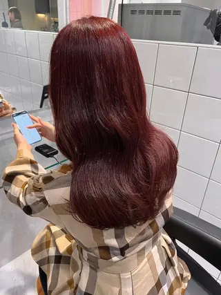 カラー *❤︎透け感モテヘア モデル募集❤︎のヘアスタイル