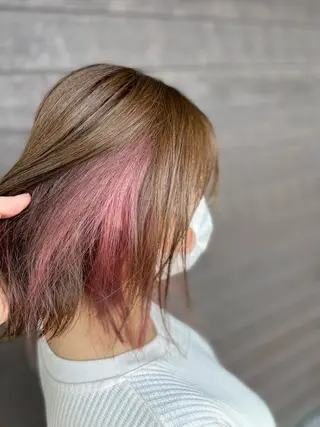 ミディアム カラー 仙台×ブリーチ 斎藤相慶のヘアスタイル