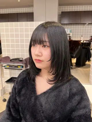 ミディアム カラー パーマ ヘアアレンジ メンズ 上品＆韓国風 🥀海心🥀のヘアスタイル