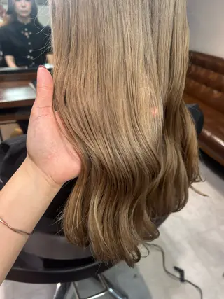ロング カラー 縮毛矯正/艶カラー/ ikedaのヘアスタイル