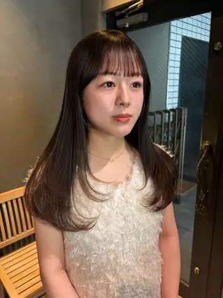 セミロング 山本 夏樹のヘアスタイル