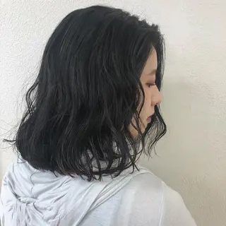 パーマ レイヤーカット 韓国ヘアayameのヘアスタイル
