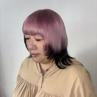 ミディアム カラー Ren. 🦋デザインカラーのヘアスタイル