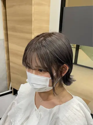 ショート カラー ヘアアレンジ 🍒KUMAGAI 🍒のヘアスタイル