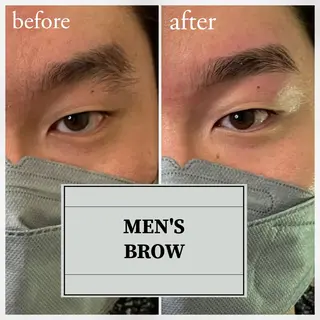 メンズ アイブロウ Aura salonのマツエク・マツパデザイン