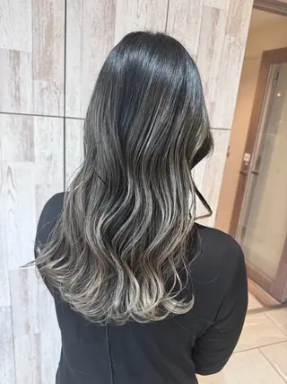 セミロング カラー 1日1名様予約可能 斎藤相慶のヘアスタイル