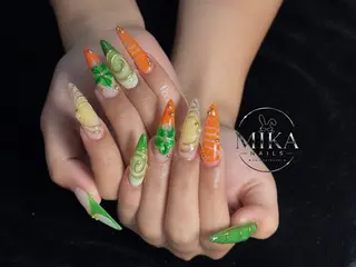 ネイル 🦊Genie🦊 Mika Nailsのネイルデザイン
