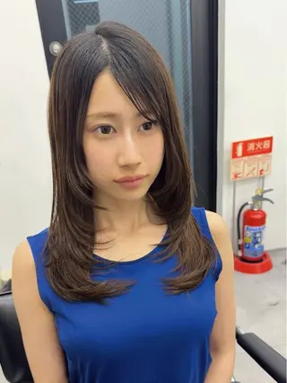 ロング 韓国ヘア🇰🇷 スズキのヘアスタイル