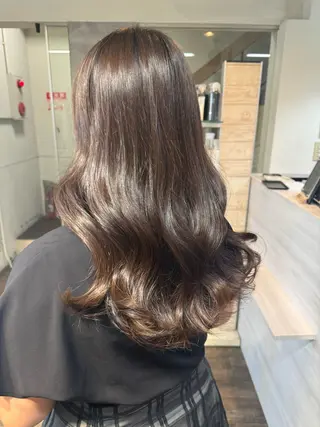 ロング カラー Rena/韓国 /ワンホンヘアのヘアスタイル