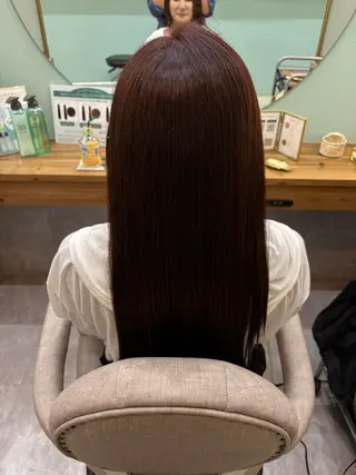 カラー 艶々カラー🦕/ 彩羽🫧🪽のヘアスタイル