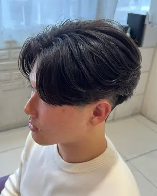 パーマ メンズ 玉置 晴太郎のヘアスタイル