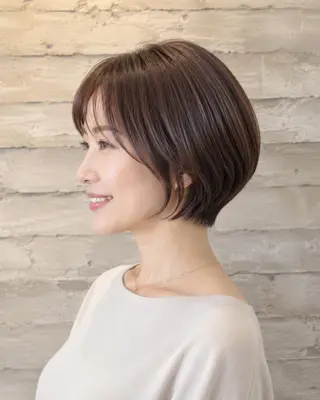 ショート ショートカット │ 白髪ぼかし│ゆうまのヘアスタイル