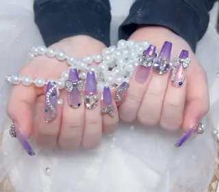 ネイル M🌷nail 長さだし専門店のネイルデザイン