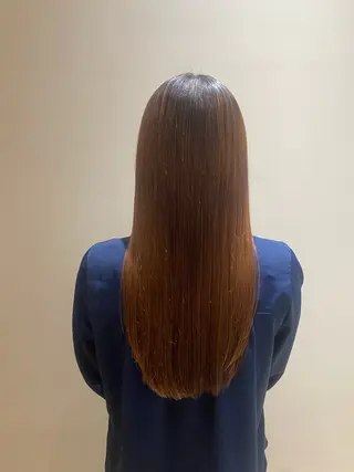 ロング 中島愛佳🐥⸒⸒ 縮毛矯正/艶髪カラーのヘアスタイル