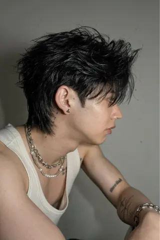 ショート パーマ KEIGO メンズ特化のヘアスタイル
