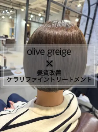 ショート カラー 髪質改善/縮毛矯正/ 艶髪/春山良太のヘアスタイル