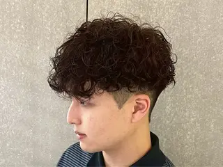 ショート パーマ メンズ 朝ラクパーマ 【SENA】のヘアスタイル