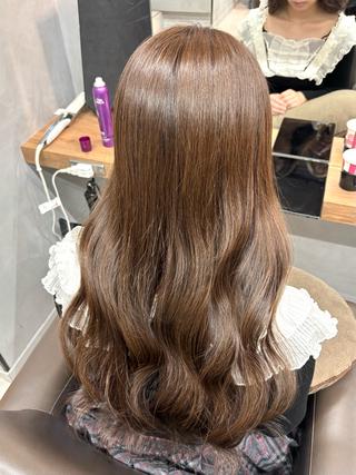 ロング カラー 🤍艶モテカラー♡ ブラウン🤍Rimiのヘアスタイル