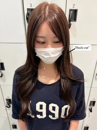 ロング 竹本 優莉那のヘアスタイル
