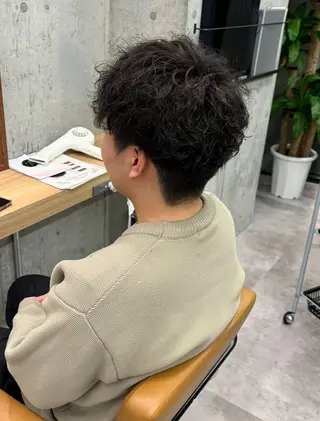 メンズ mai/天神美容室 【丸みショート】のヘアスタイル